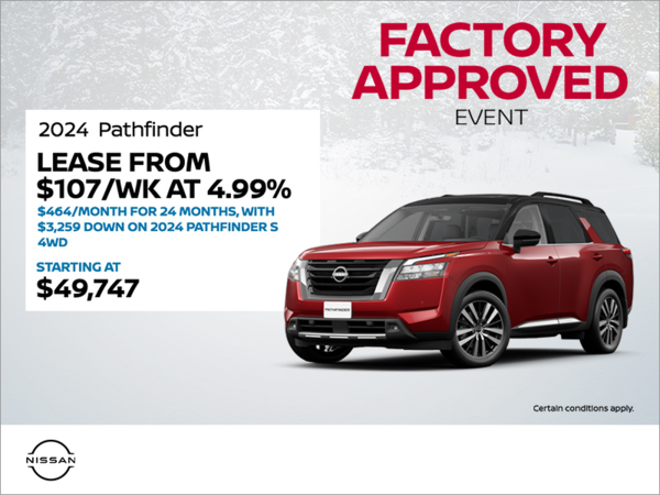 Get the 2024 Pathfinder today!