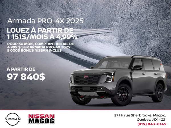 Obtenez la Armada 2025 !