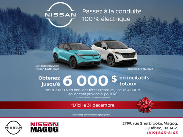 Passez à la conduite 100% électrique!