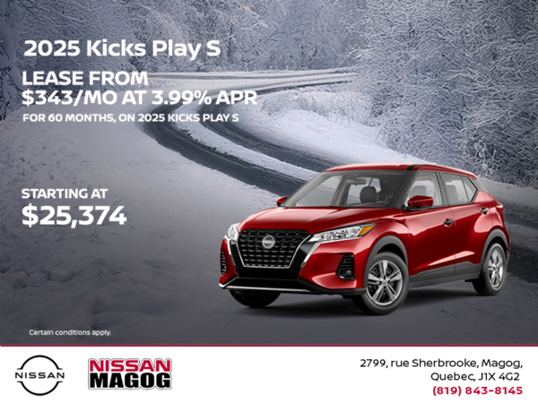 Get the 2025 Kicks Play Today!