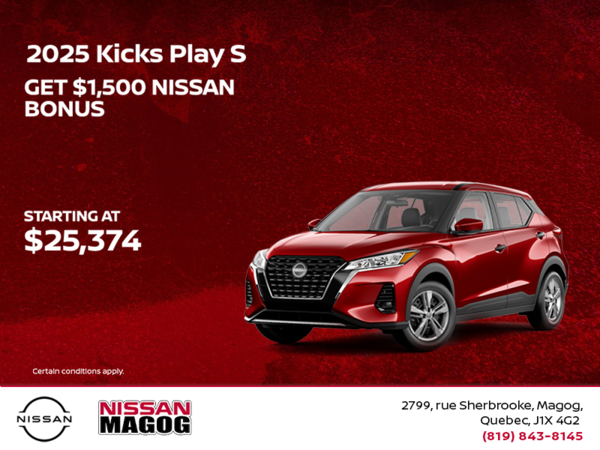 Get the 2025 Kicks Play Today!