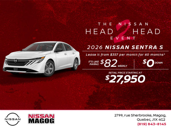 Get the 2026 Sentra Today!