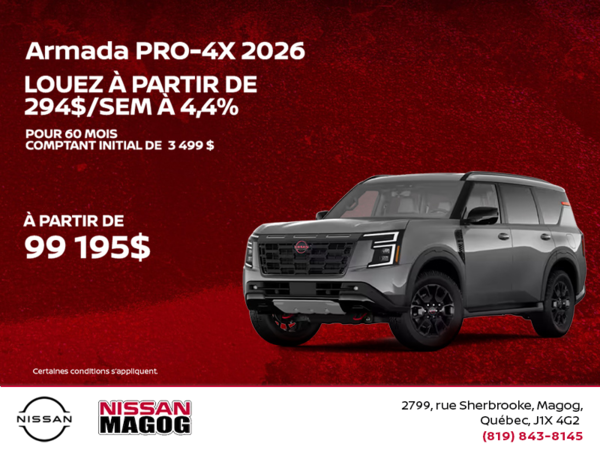 Obtenez la Armada 2026 !