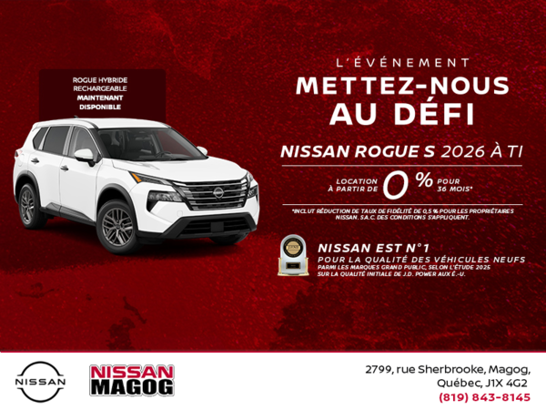 Obtenez le Rogue 2026 !