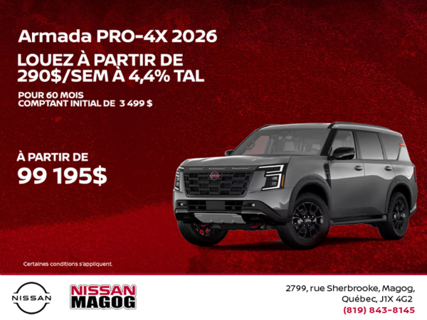 Obtenez la Armada 2026 !