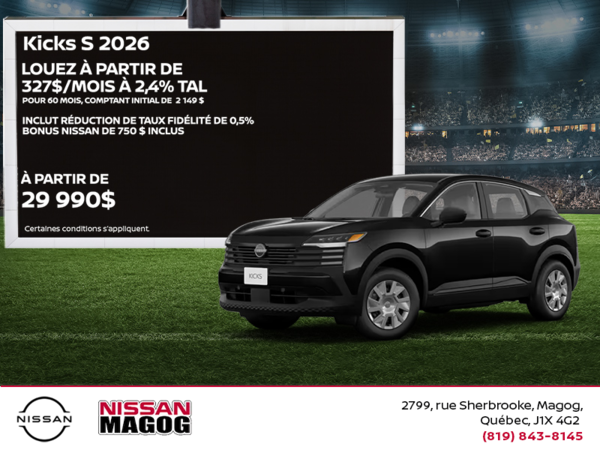 Nissan Kicks 2026