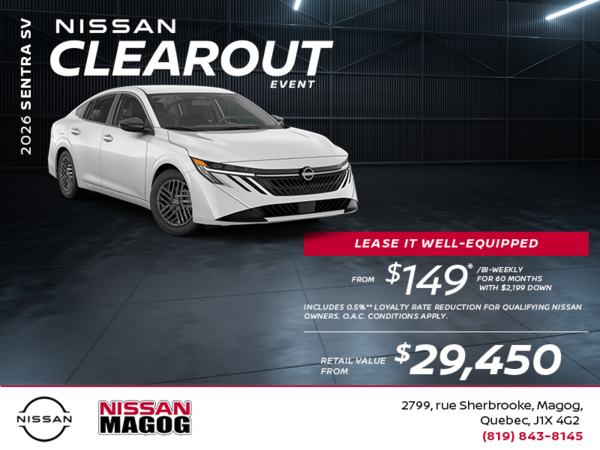 Get the 2026 Sentra S Today!