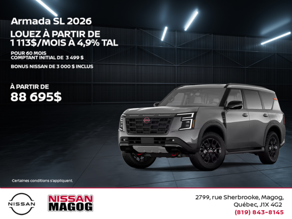 Nissan Armada 2026