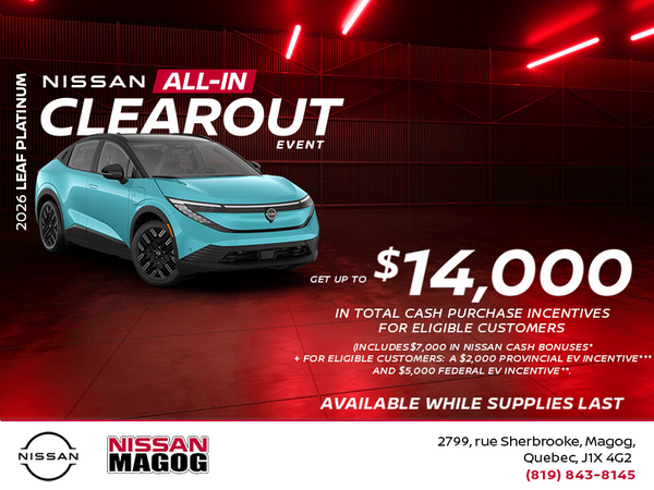 Get the 2026 Leaf Platinum Today!
