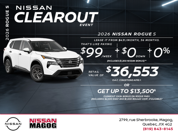 Get the 2026 Rogue S!