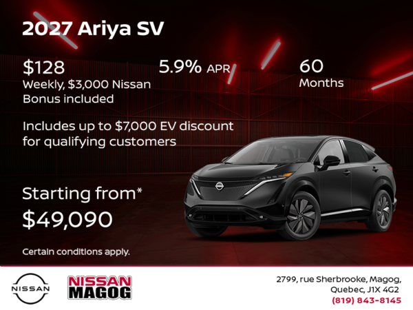 2027 Nissan Ariya
