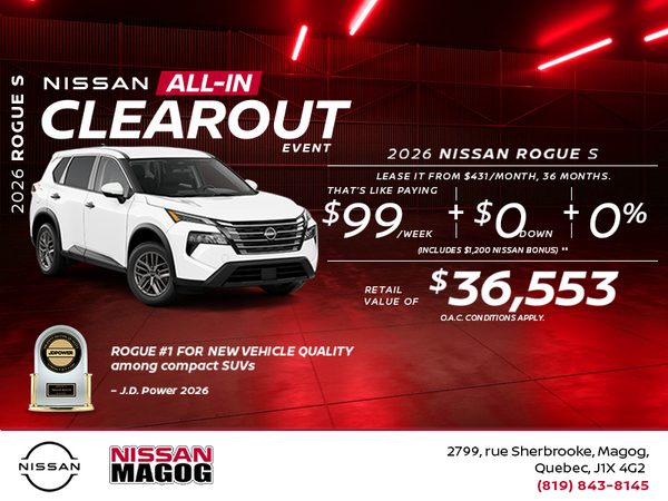 Get the 2026 Rogue S!