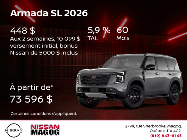 Nissan Armada 2026