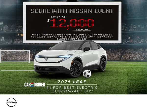 Get the 2026 Nissan Leaf