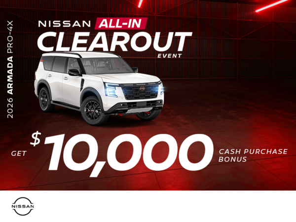 Get the 2026 Nissan Armada Today!