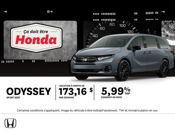 Honda Odyssey 2027