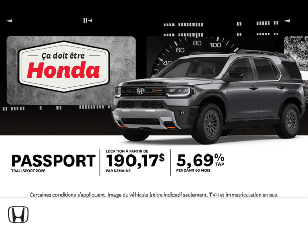 Honda Passport 2026