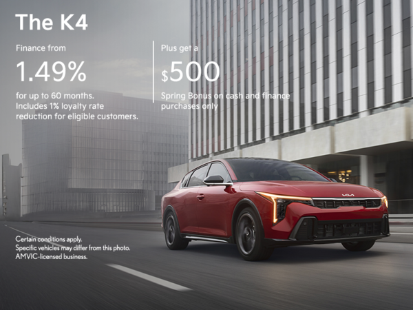 Get the 2025 Kia K4!