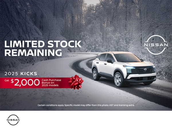 Get the 2025 Nissan Kicks Today!