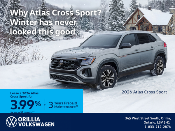 Get the 2026 Volkswagen Atlas Cross Sport