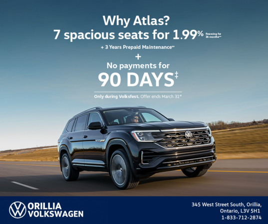 Get the 2026 Volkswagen Atlas