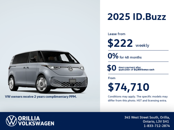 Get the 2025 Volkswagen ID. Buzz