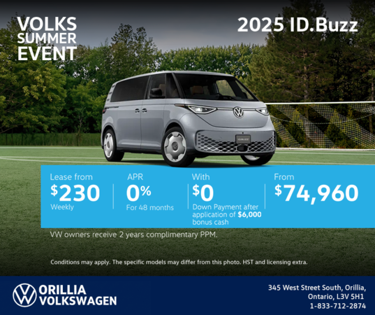 Get the 2025 Volkswagen ID. Buzz