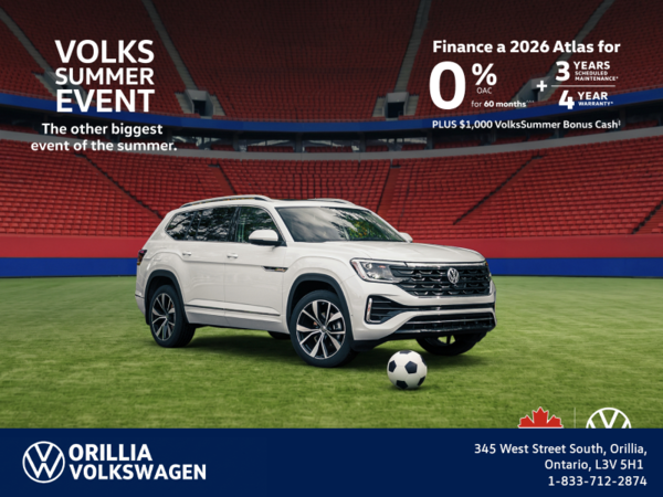 Get the 2026 Volkswagen Atlas
