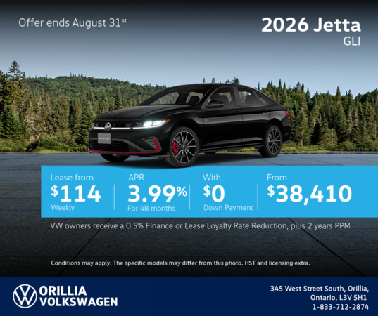 2026 Volkswagen Jetta GLI