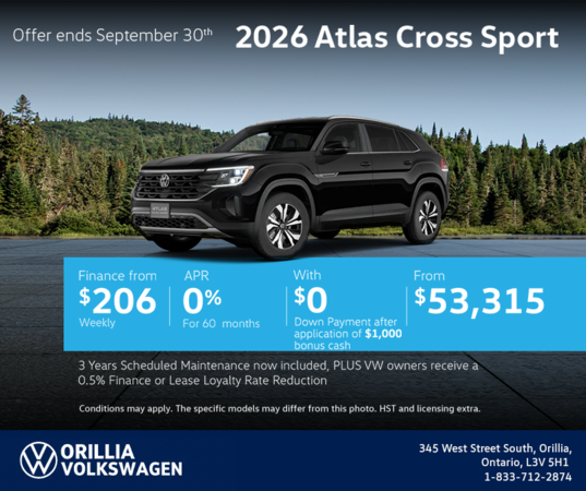 2026 Volkswagen Atlas Cross Sport