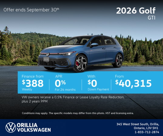 2026 Volkswagen Golf GTI