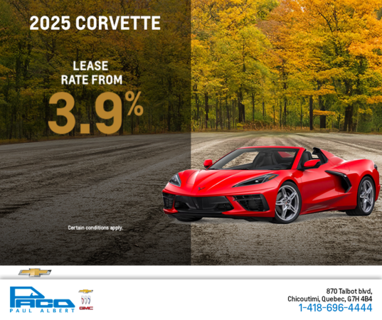 Get the 2025 Chevrolet Corvette