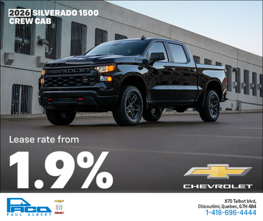 Get the 2026 Chevrolet Silverado 1500
