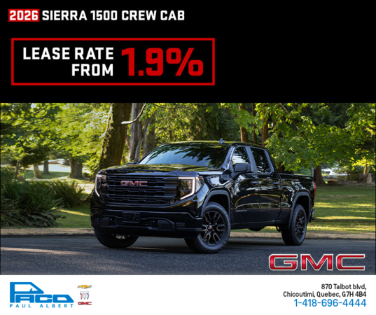 The 2026 GMC Sierra 1500