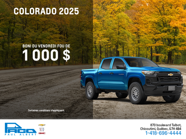 Le Chevrolet Colorado 2025