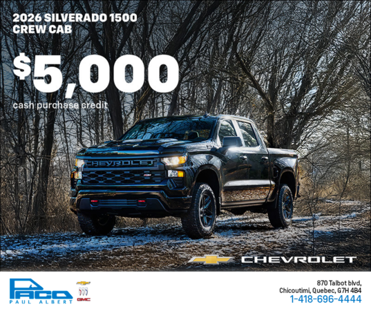 Get the 2026 Chevrolet Silverado 1500