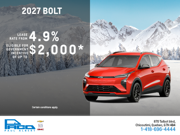 Get the 2027 Chevrolet Bolt