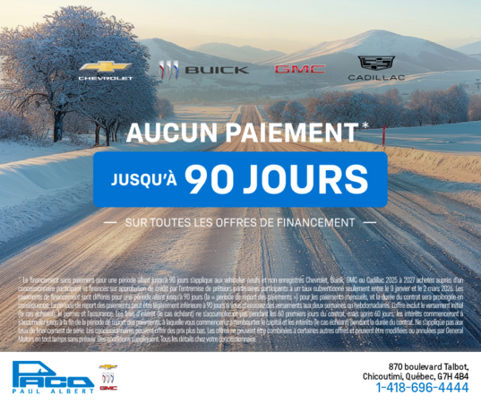 L'événement du mois Chevrolet