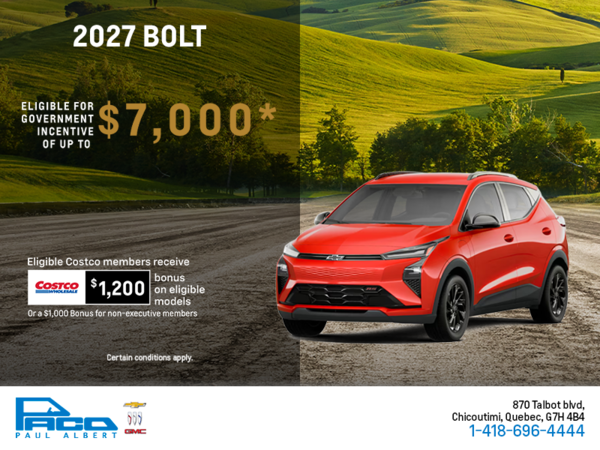 Get the 2027 Chevrolet Bolt