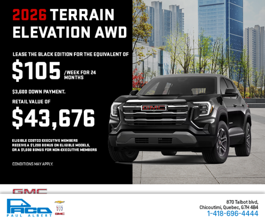 The 2026 GMC Terrain