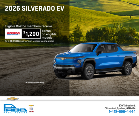 Get the 2026 Chevrolet Silverado EV