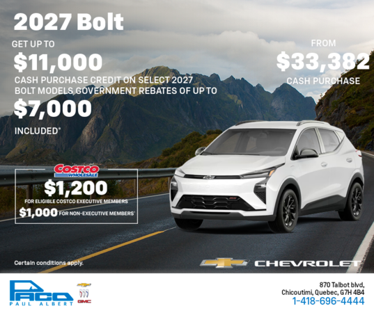 Get the 2027 Chevrolet Bolt