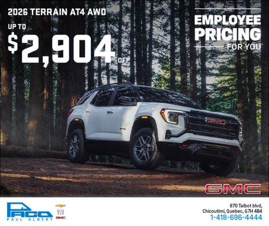 The 2026 GMC Terrain