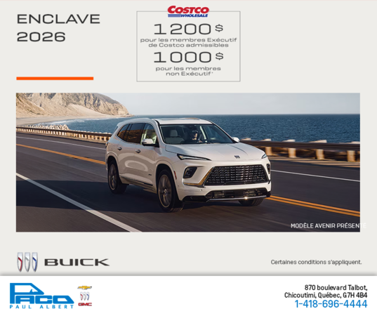 Procurez-vous la Buick Enclave 2026