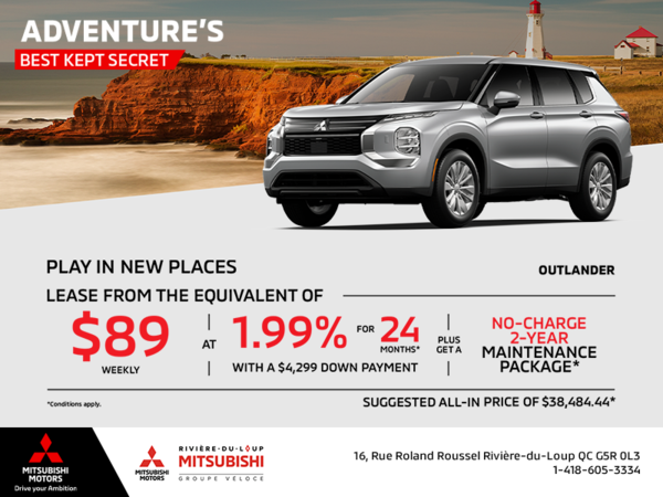 Get the 2025 Mitsubishi Outlander