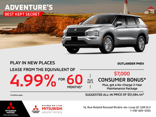 Get the 2025 Mitsubishi Outlander PHEV