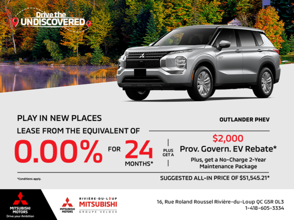 Get the 2025 Mitsubishi Outlander PHEV