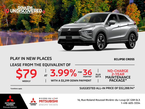 Get the 2025 Mitsubishi Eclipse Cross