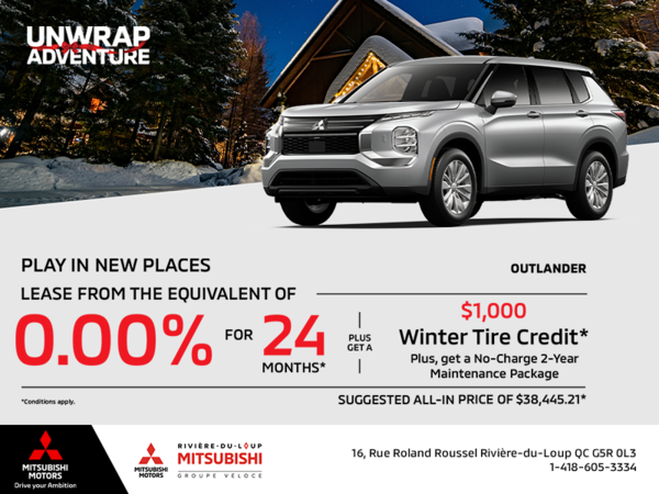 Get the 2025 Mitsubishi Outlander