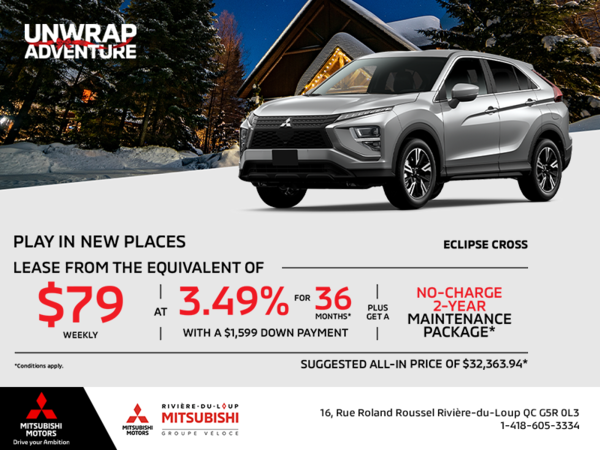 Get the 2026 Mitsubishi Eclipse Cross